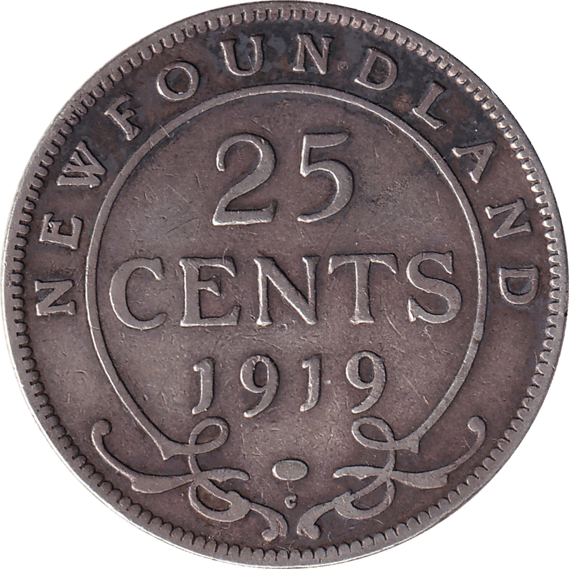 25 cents - George V