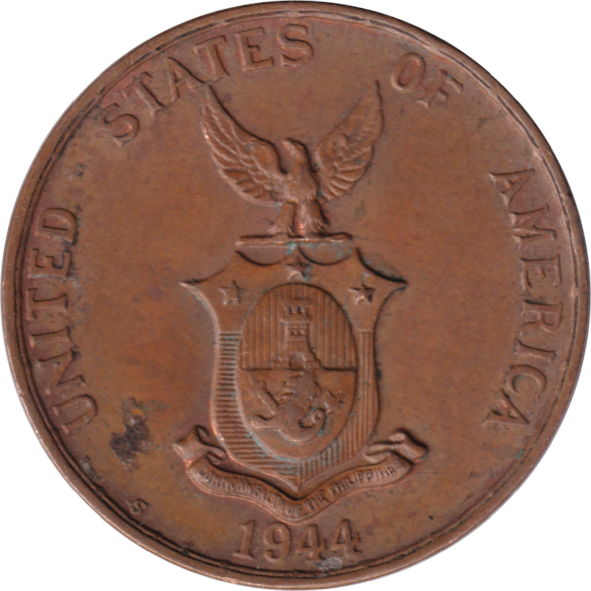 1 centavo - Emblème du Commonwealth