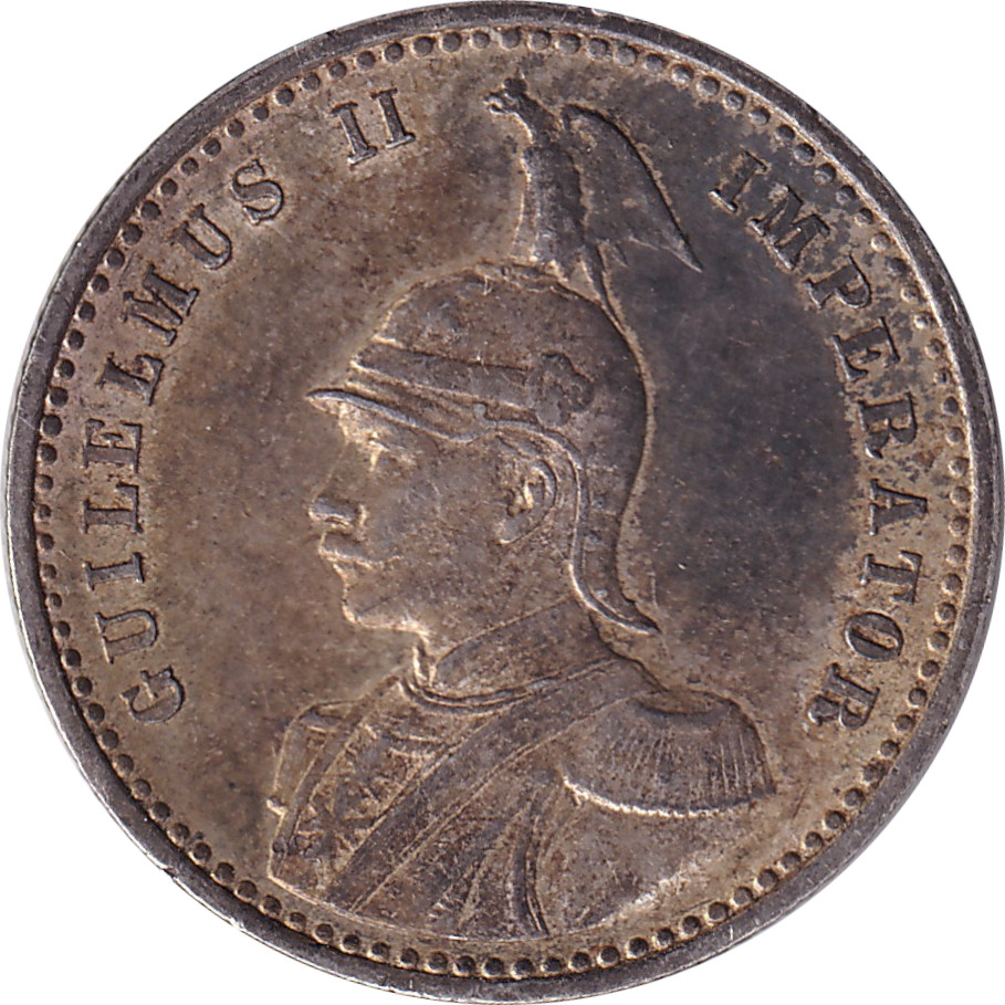 1/4 rupee - Guillaume II - Blason