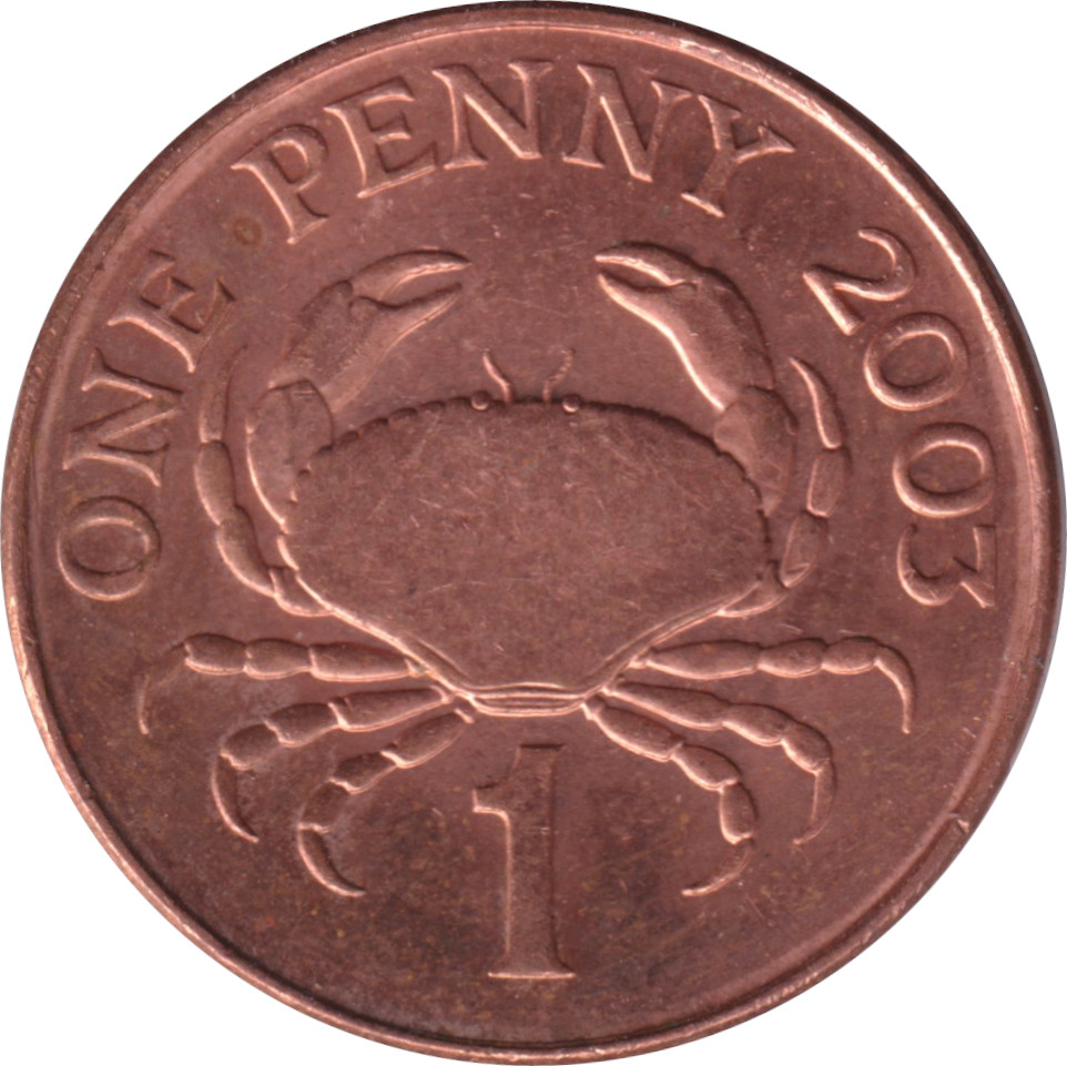 1 penny - Elizabeth II - Tête agée