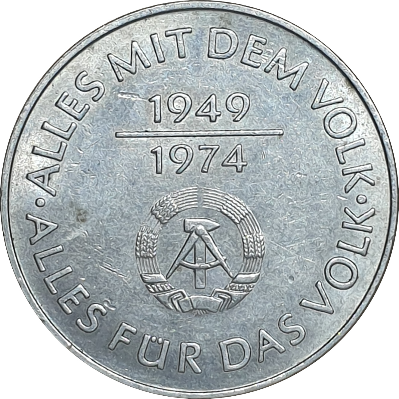 10 mark - RDA - 25 ans - Emblème