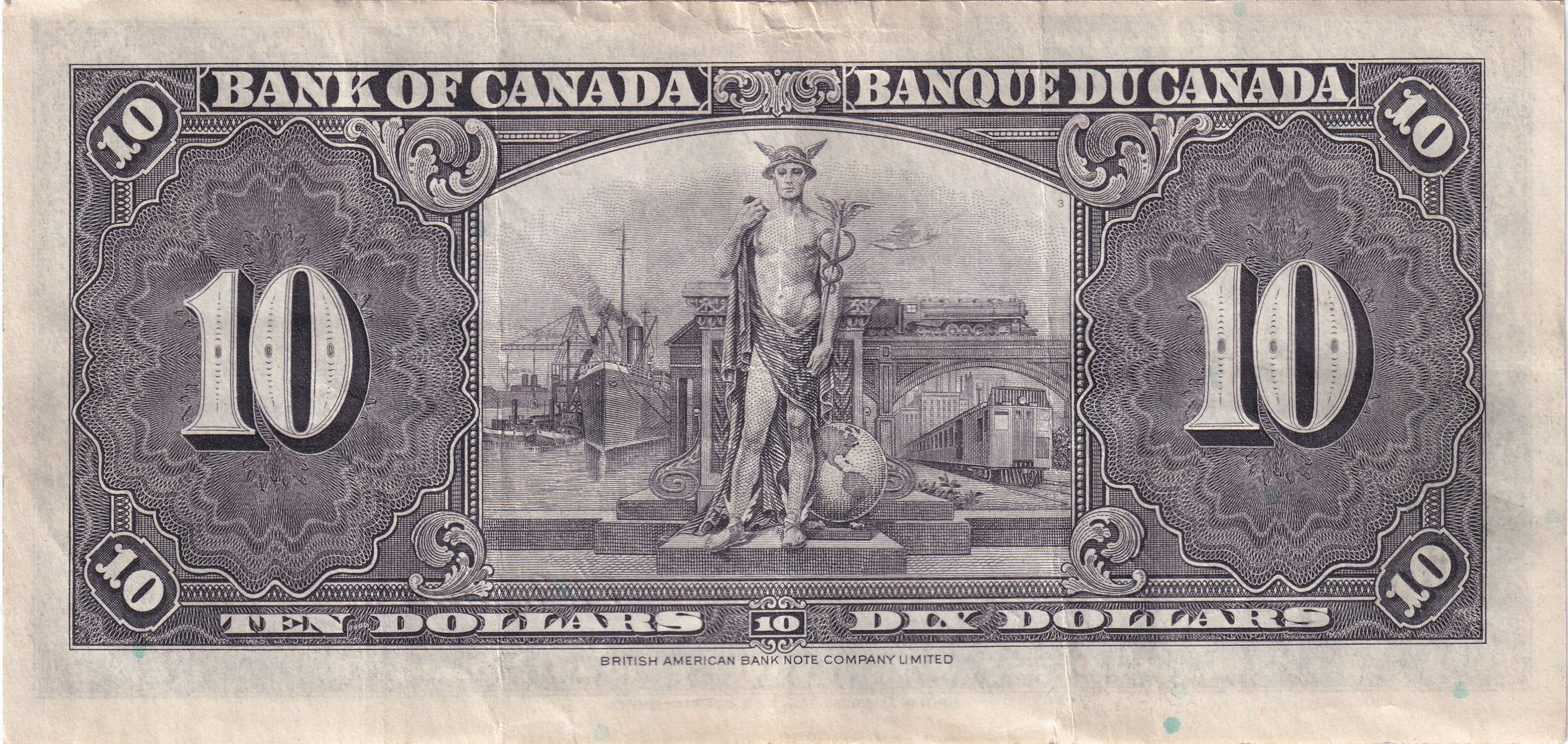 10 dollars - Série 1937 - Georges VI