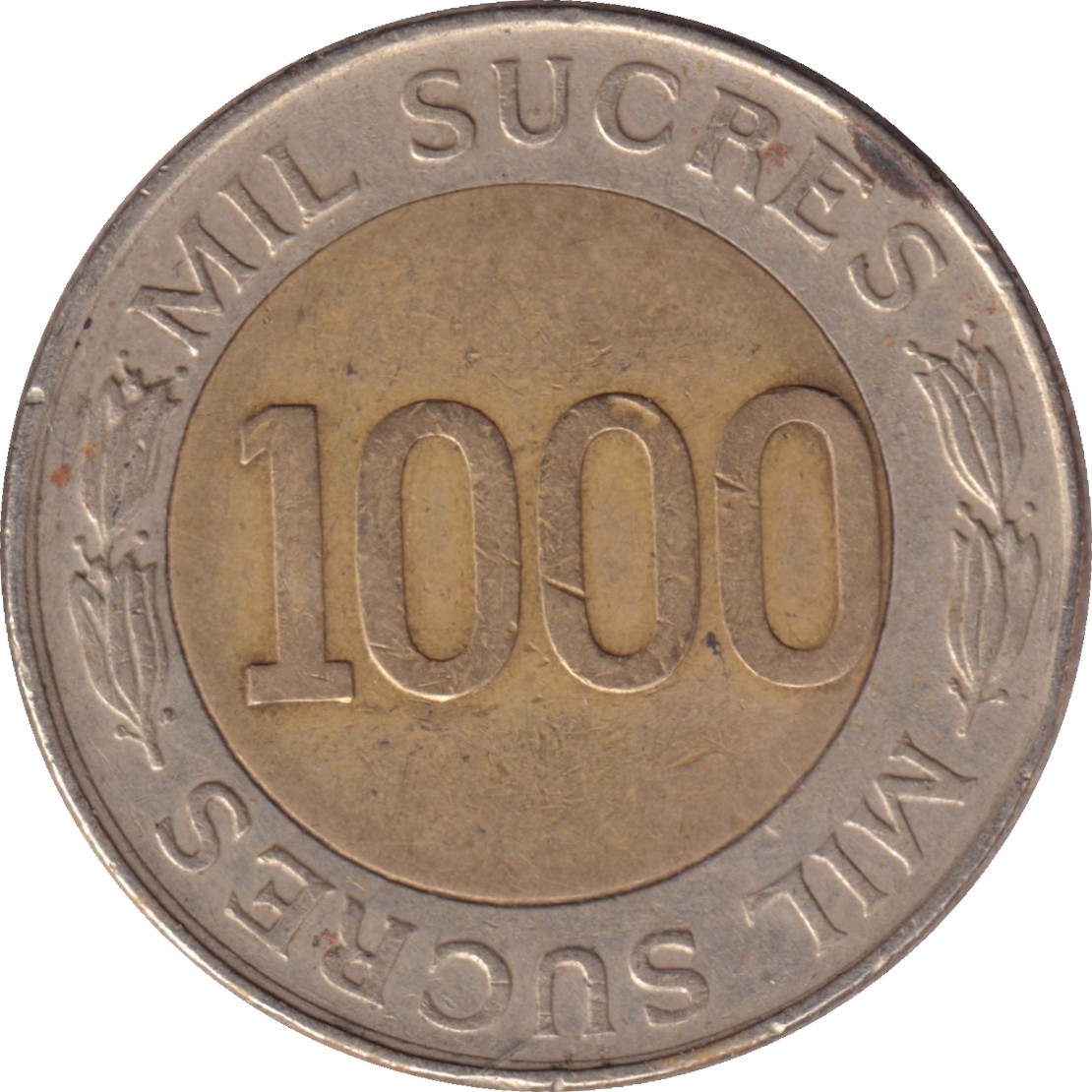 1000 sucres - Banque centrale - 70 ans