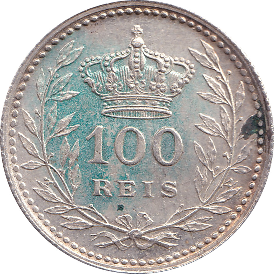 100 reis - Manuel II