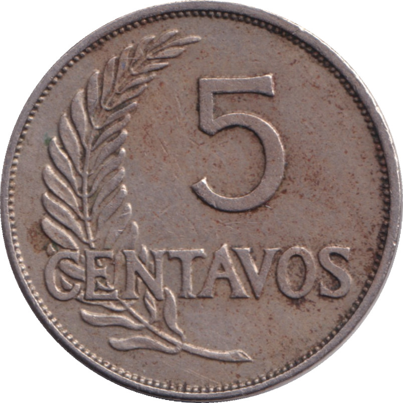 5 centavos - Cérès - Type 1