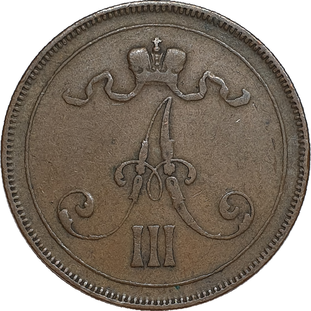 10 pennia - Alexandre III