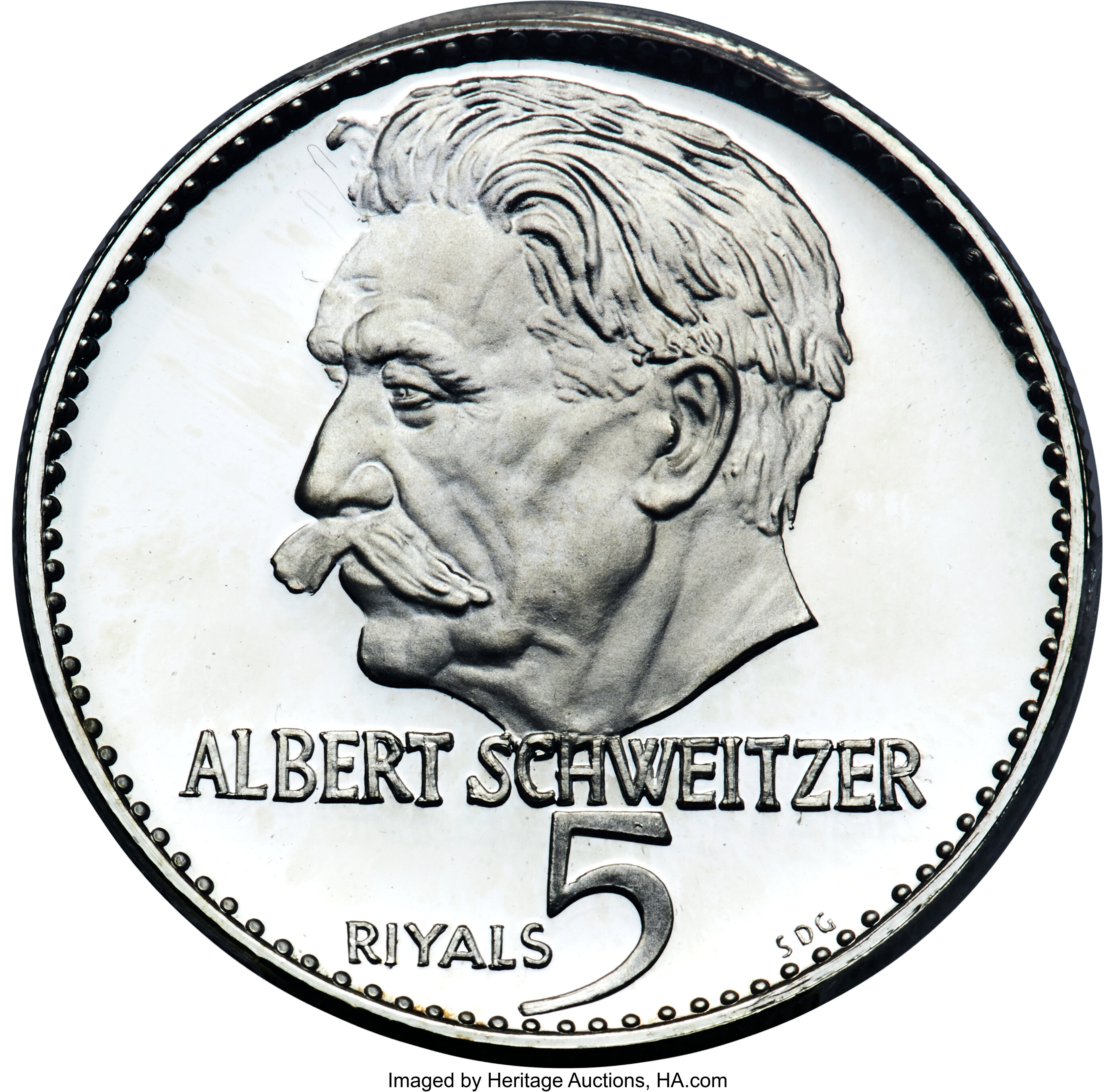 5 riyals - Albert Schweitzer
