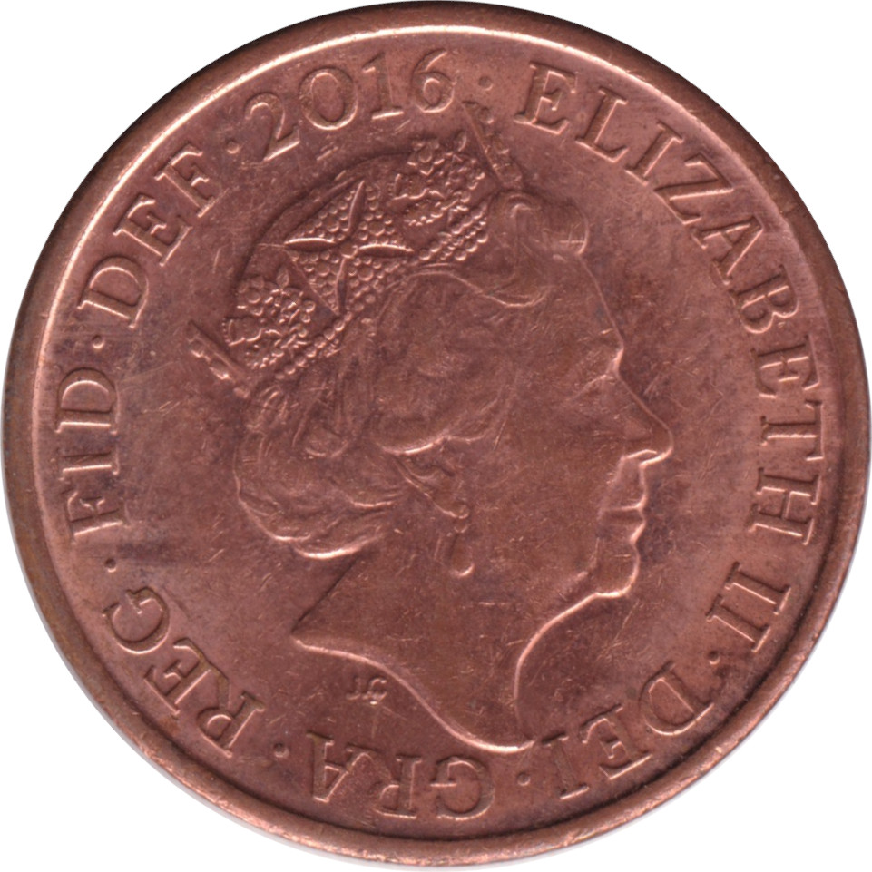1 penny - Elizabeth II - Tête historique