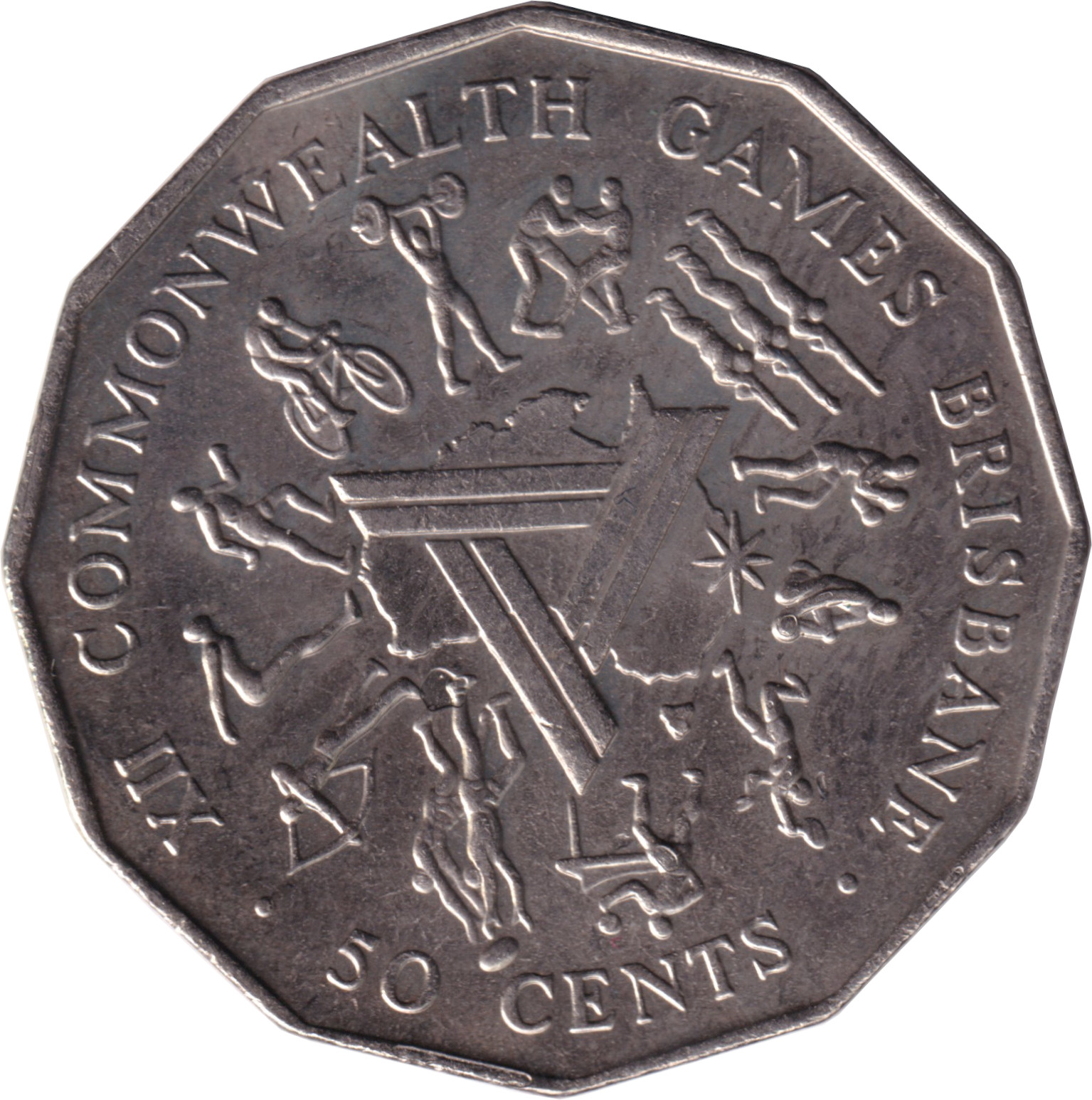 50 cents - Jeux du Commonwealth
