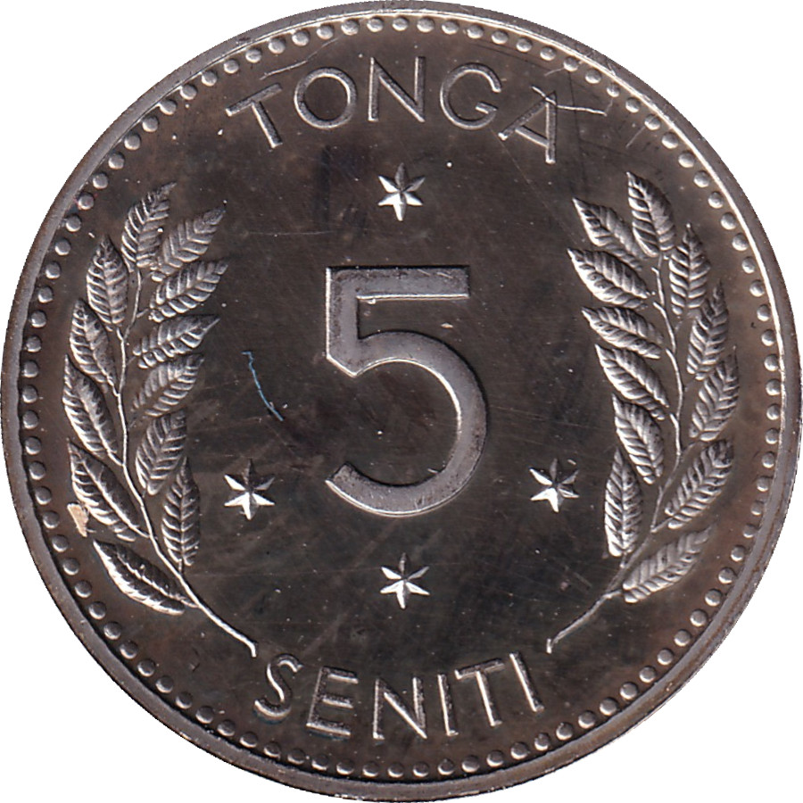 5 seniti - Salote Tupou III