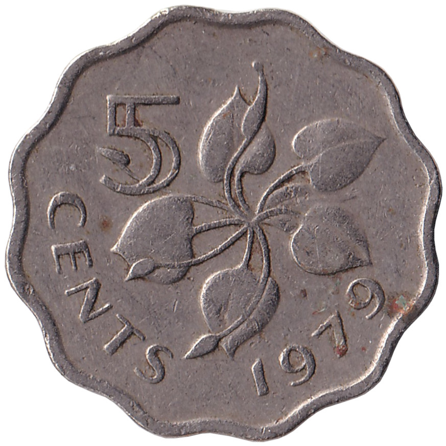 5 cents - Sobhuza II