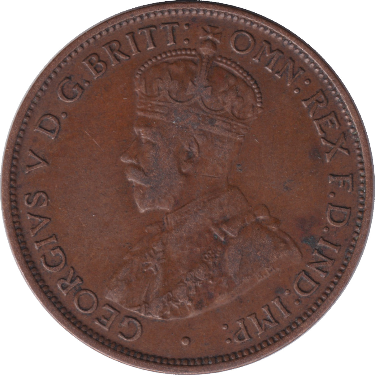 1/24 shilling - George V - Premier blason