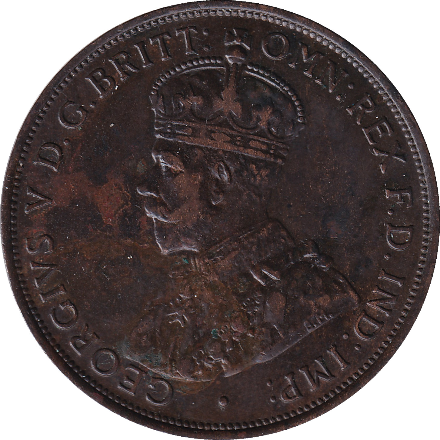 1/12 shilling - George V - Second blason