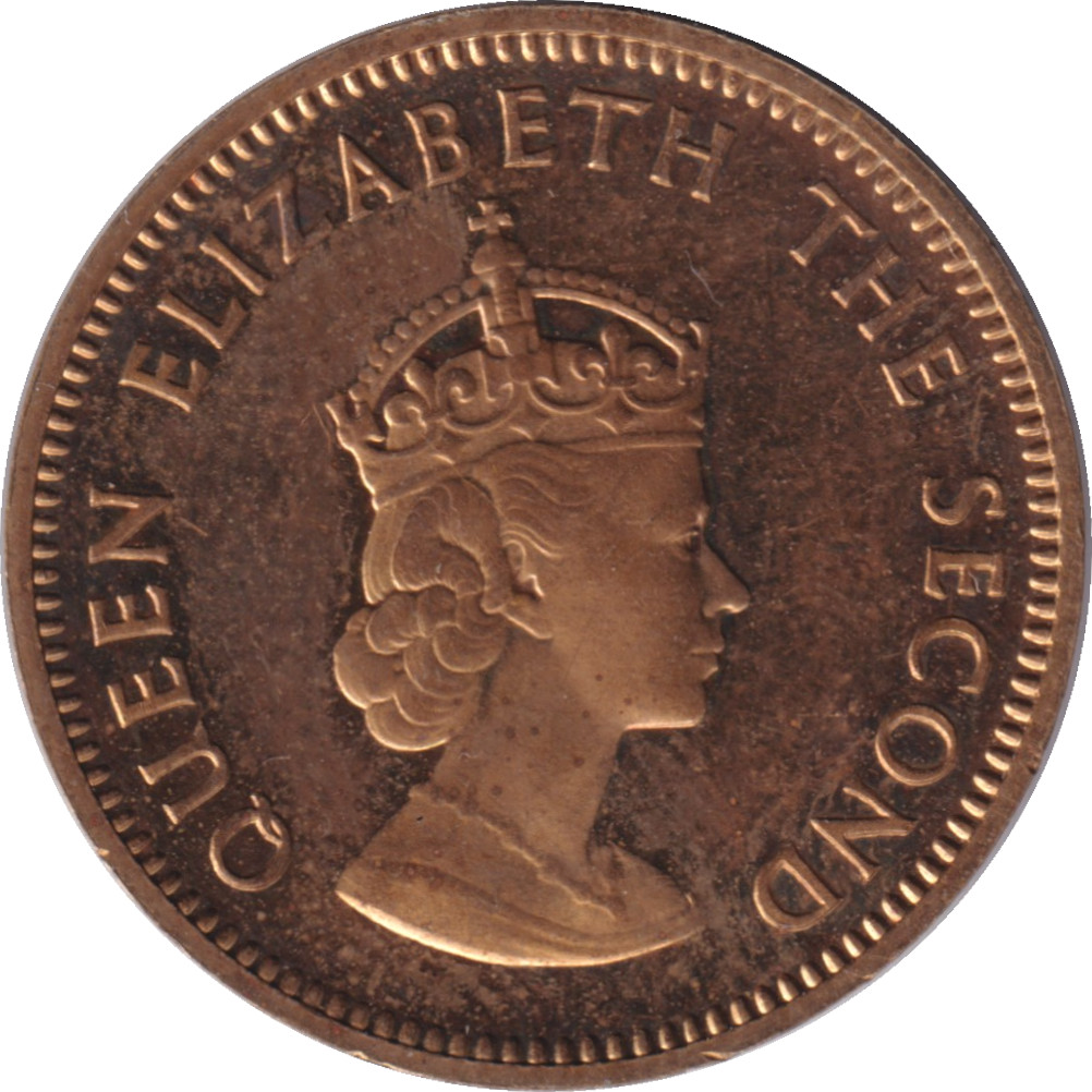 1/4 shilling - Elizabeth II - Ronde