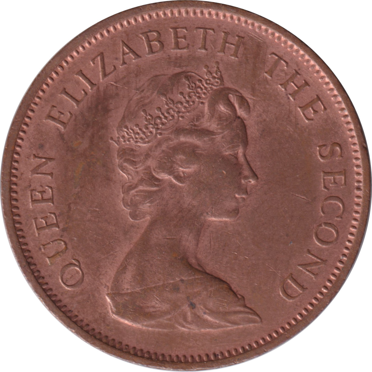 2 pence - Elizabeth II - Buste jeune - Two Pence