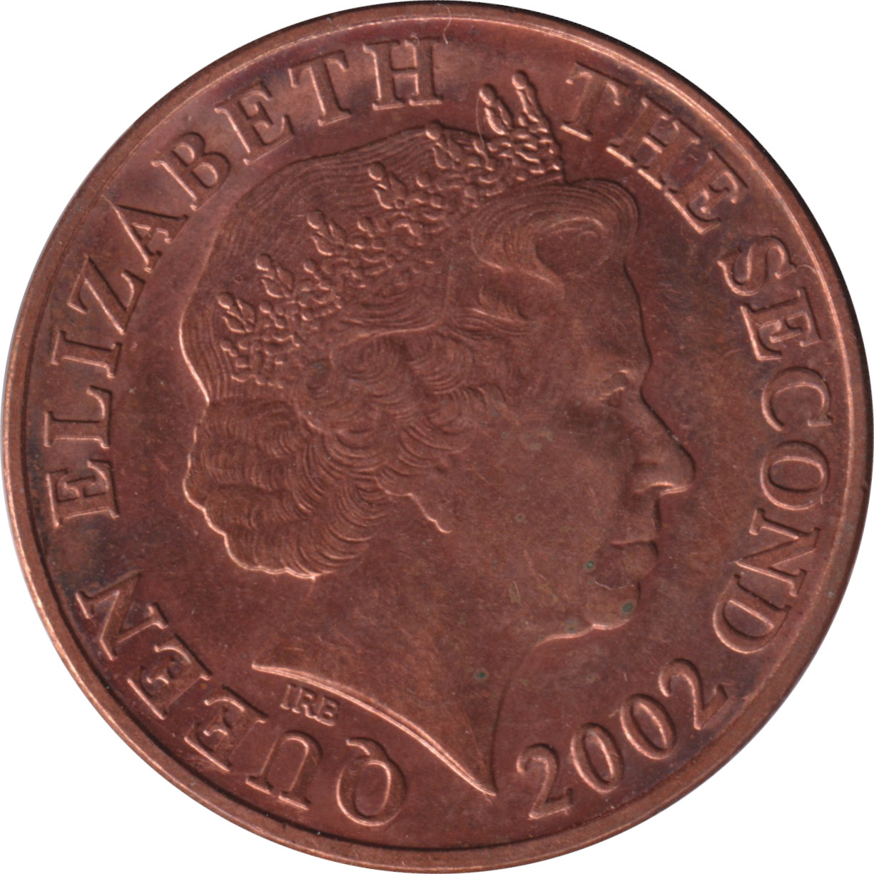 2 pence - Elizabeth II - Tête agée