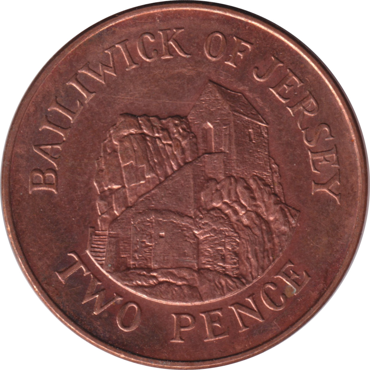 2 pence - Elizabeth II - Old head