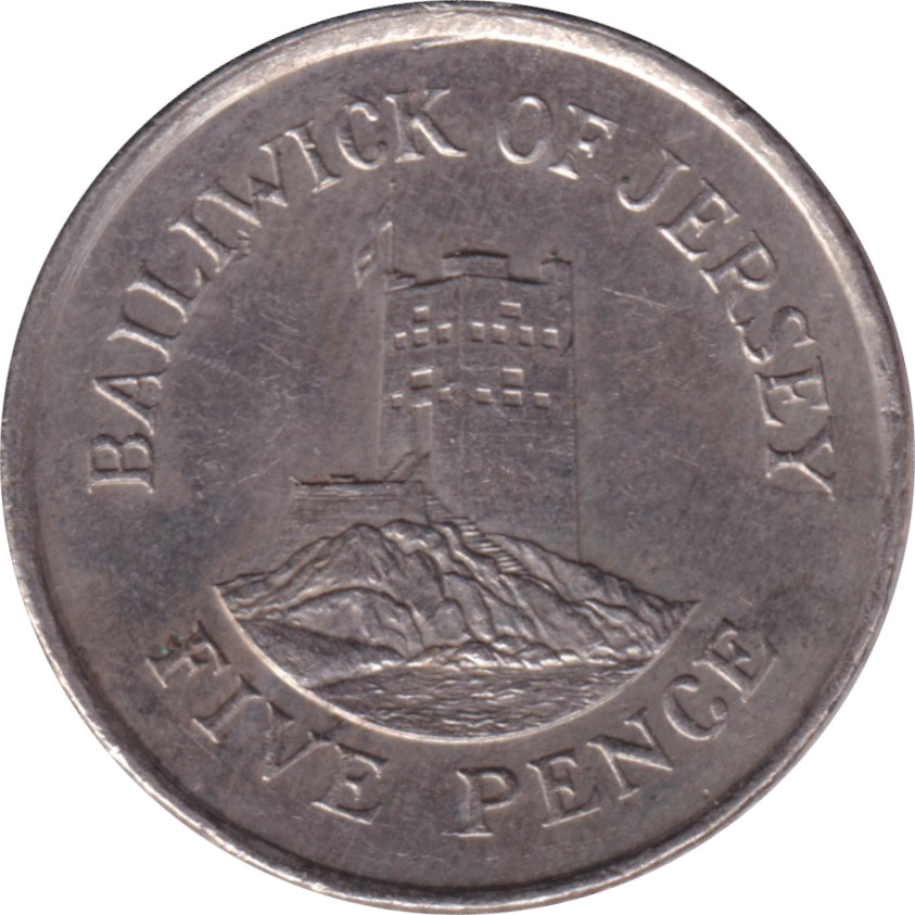 5 pence - Elizabeth II - Buste mature - Petit module