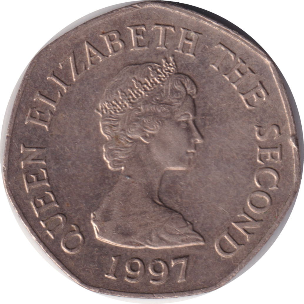 20 pence - Elizabeth II - Buste mature