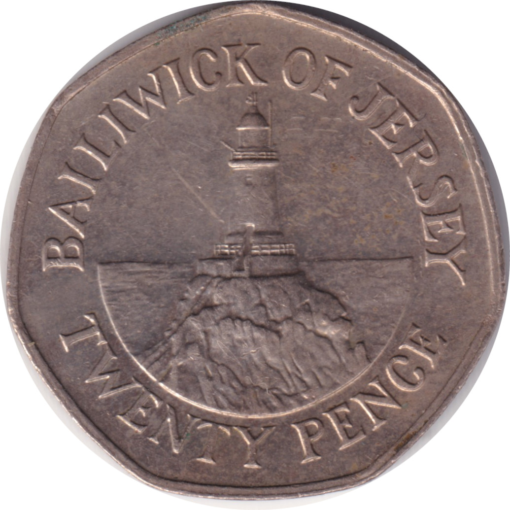 20 pence - Elizabeth II - Buste mature