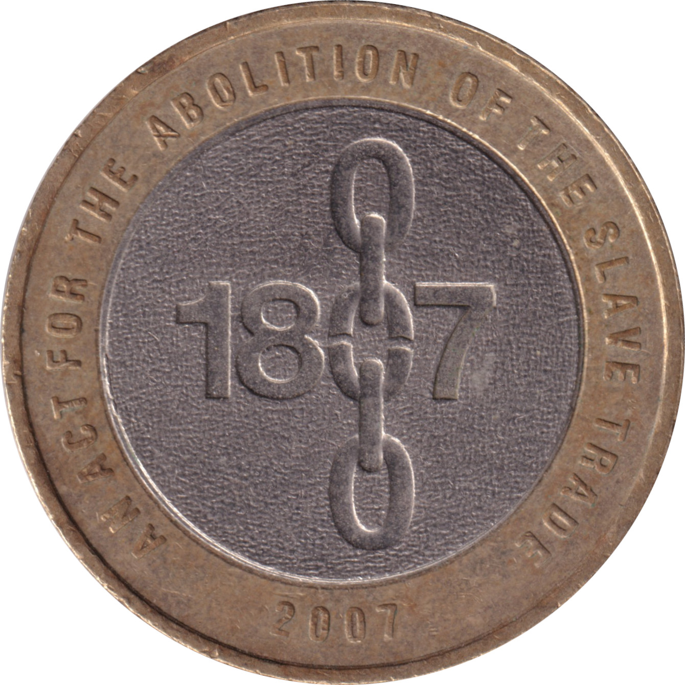 2 pound - Abolition de l'esclavage - 200 ans