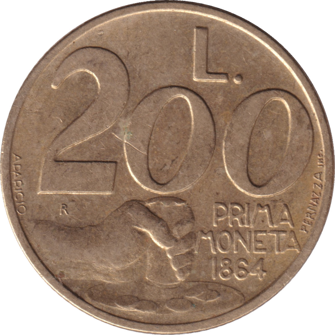 200 lire - Fondation - 1690 years - Type 2