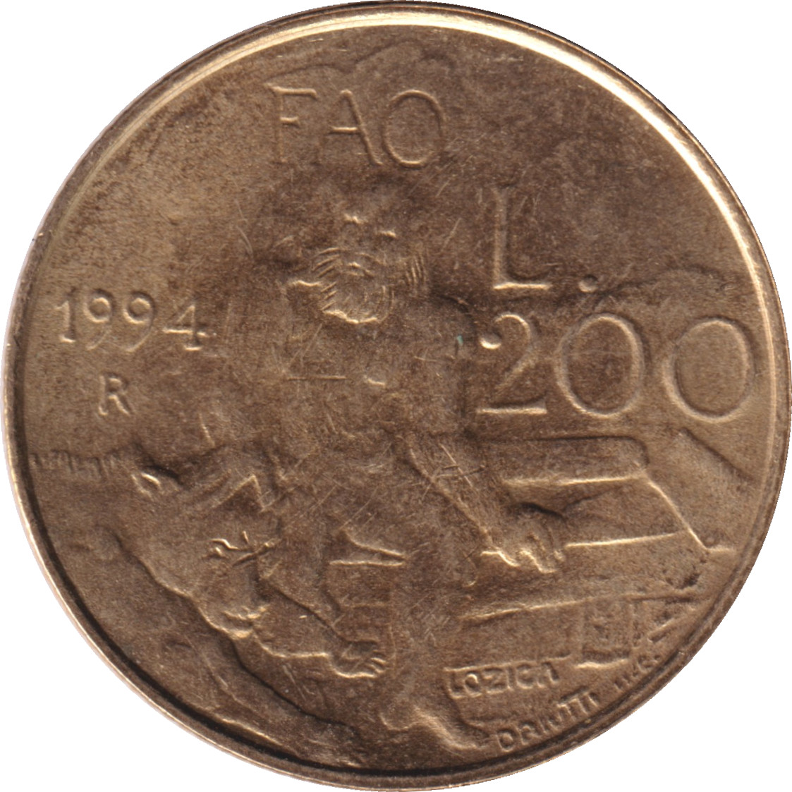 200 lire - Légende