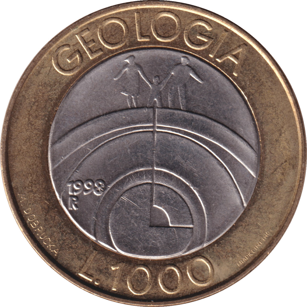 1000 lire - Géologie