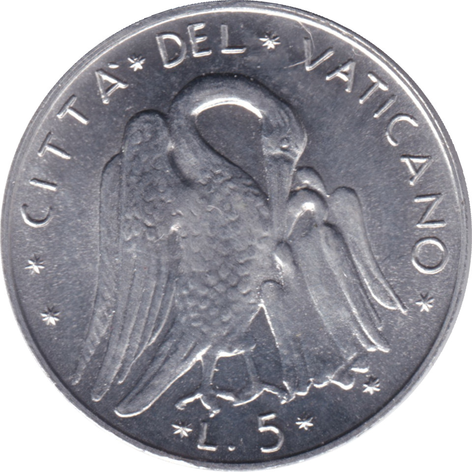 5 lire - Paul VI - Pélican