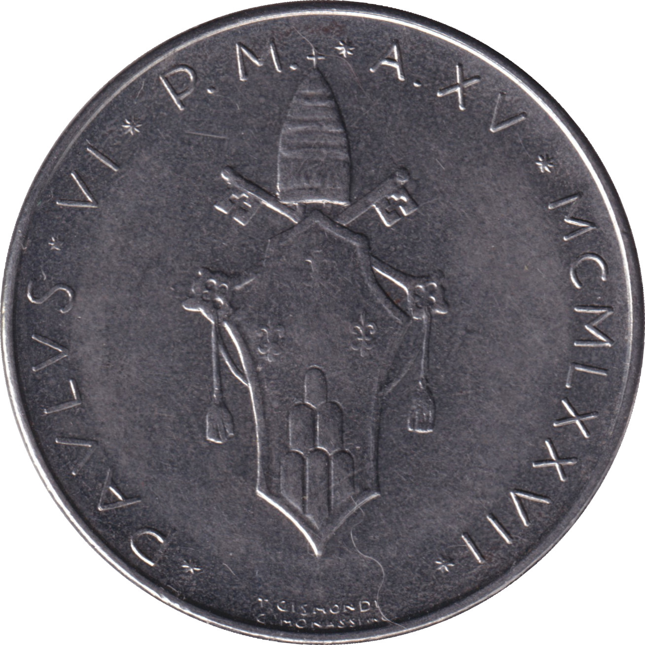 100 lire - Paul VI - Colombe