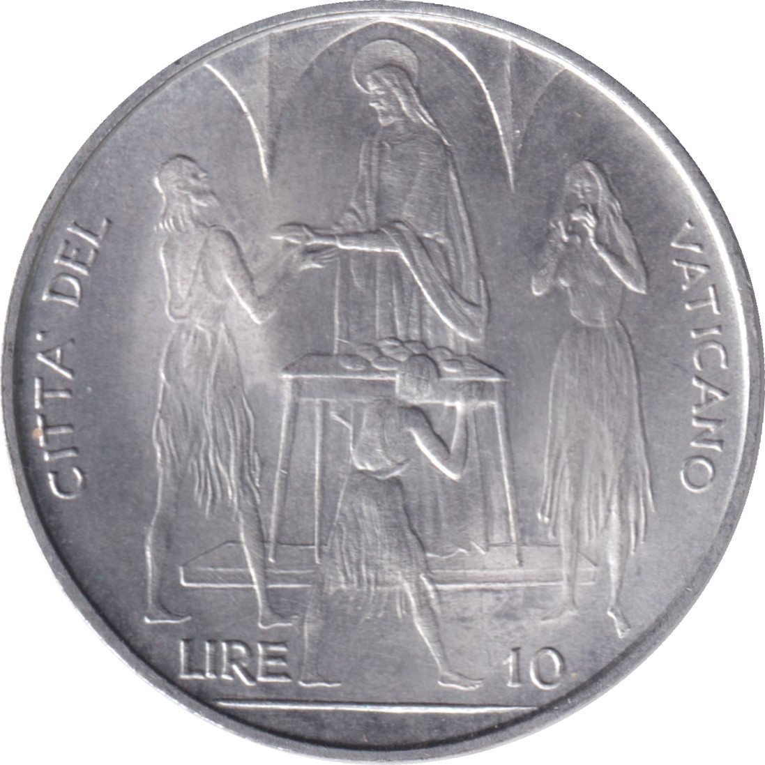 10 lire - Paul VI - Nourrir