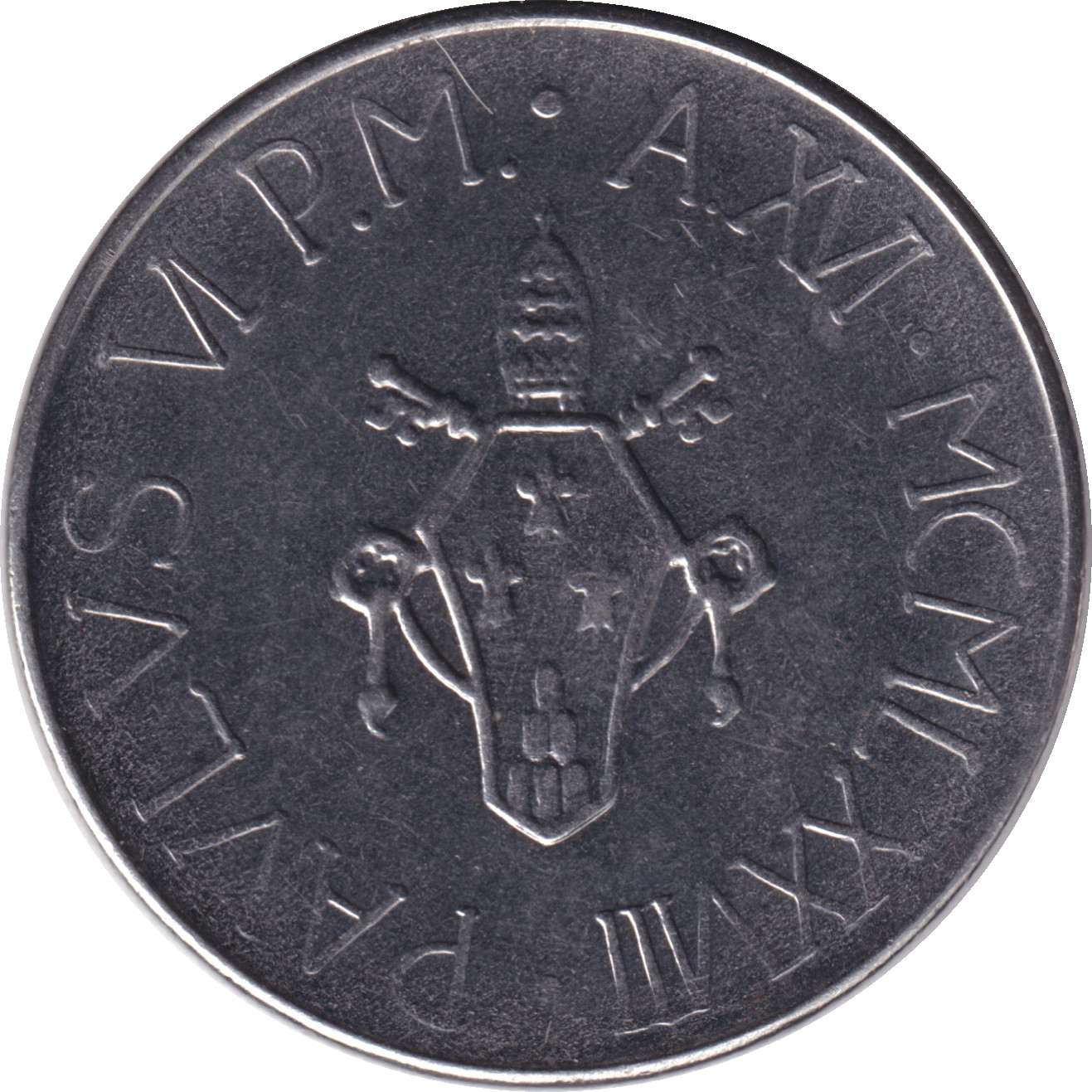 100 lire - Paul VI - Cours antique