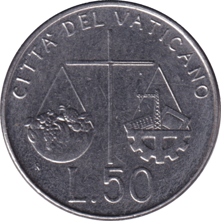 50 lire - Jean Paul II - Balance