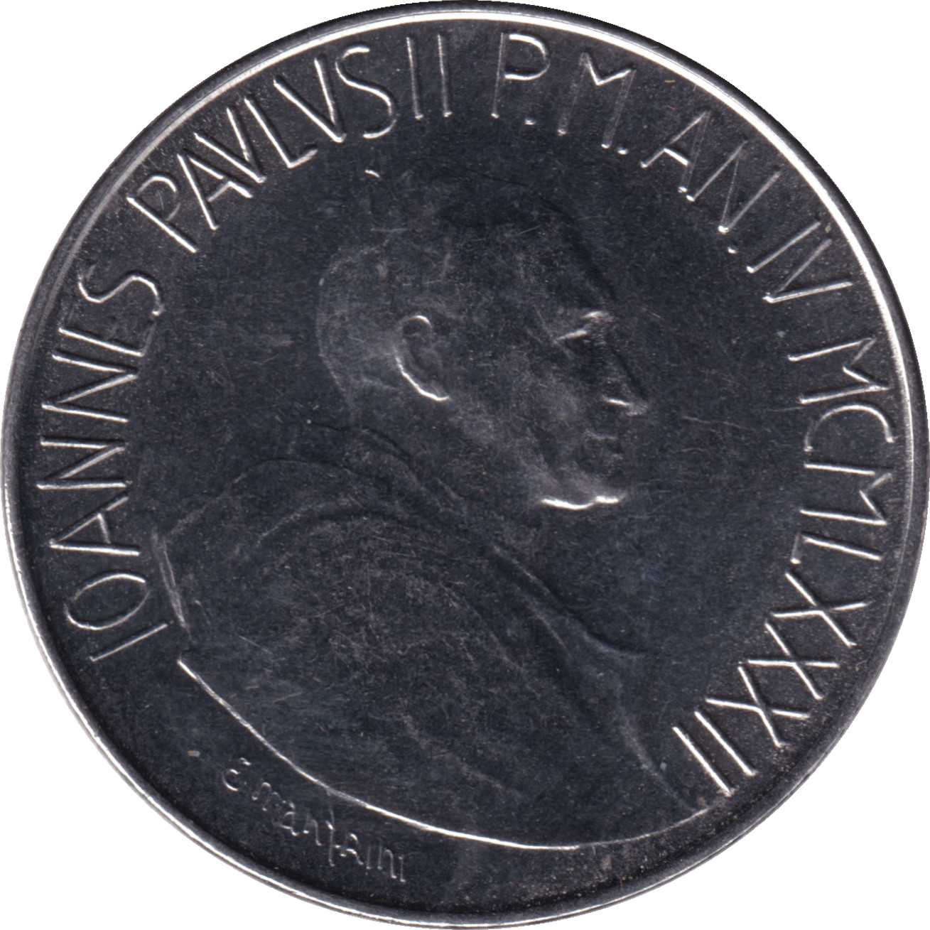 100 lire - Jean Paul II - Unité familiale