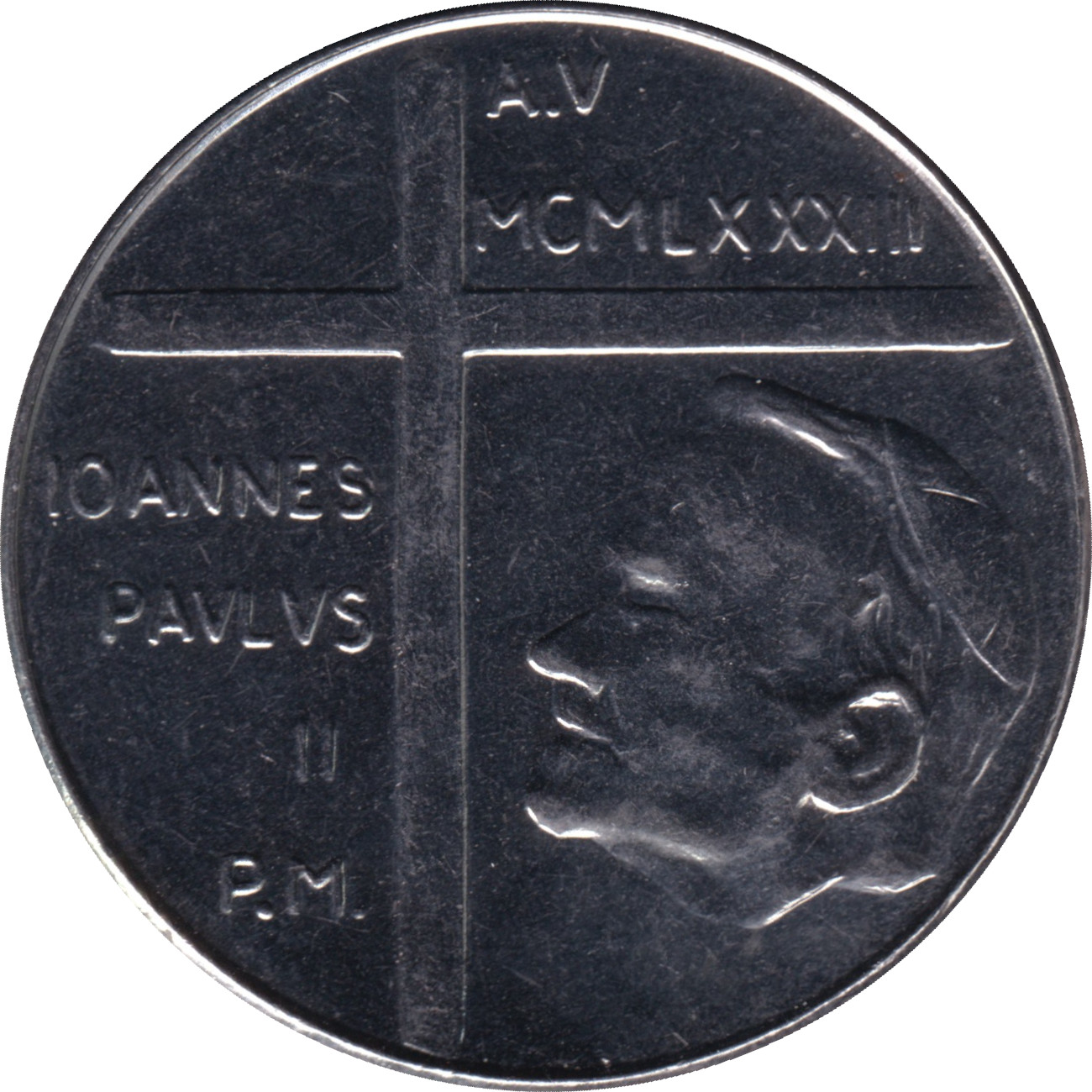 100 lire - Jean Paul II - Création