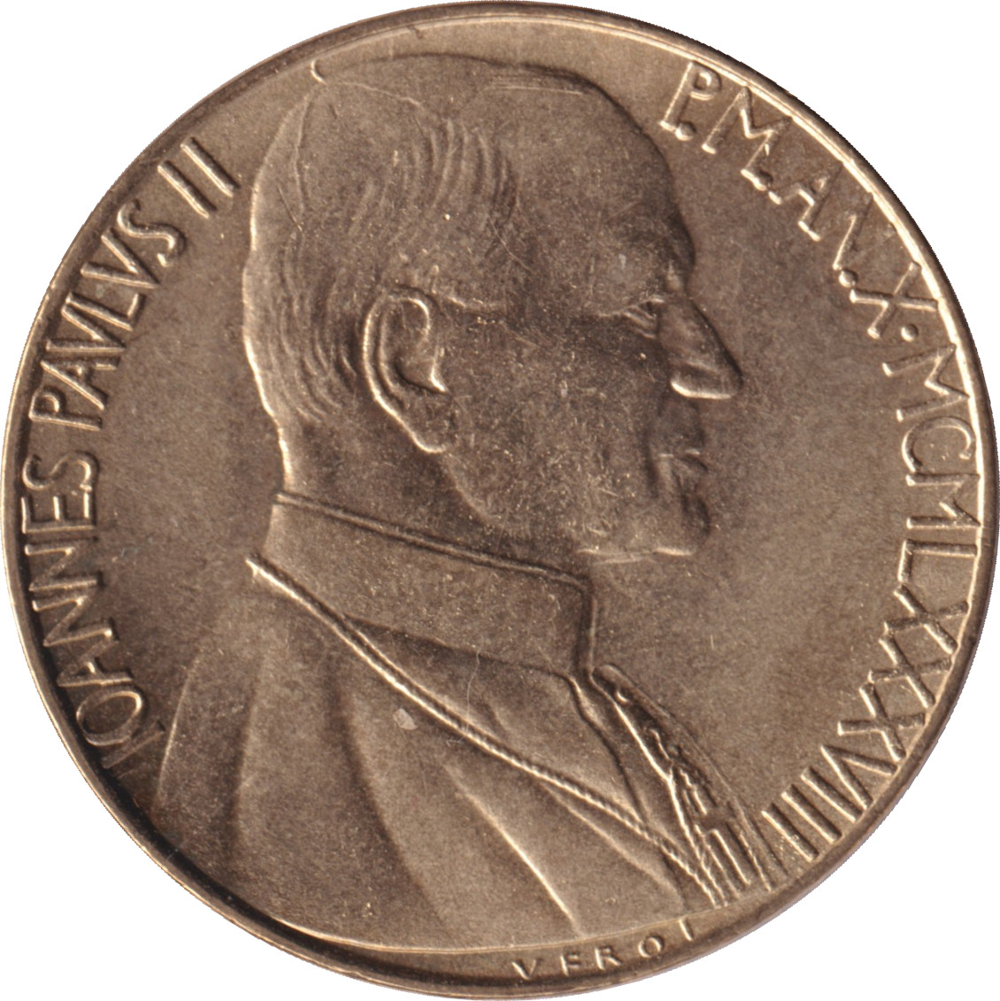 200 lire - Jean Paul II - Création d'Adam