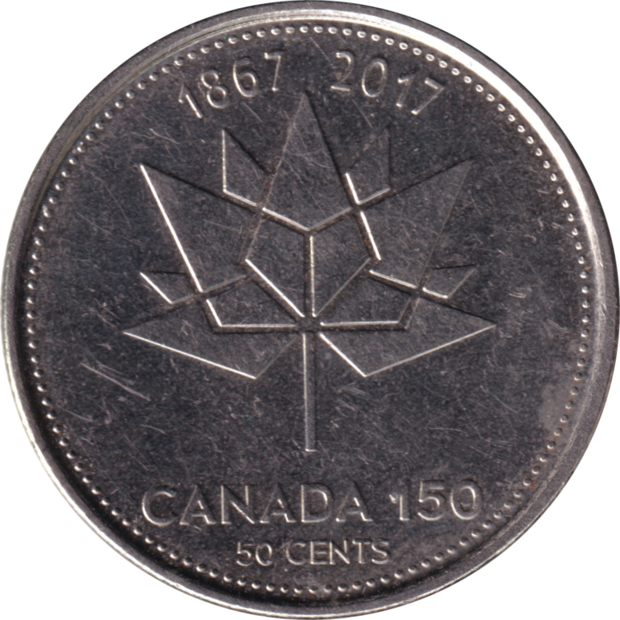 50 cents - Confédération - 150 ans