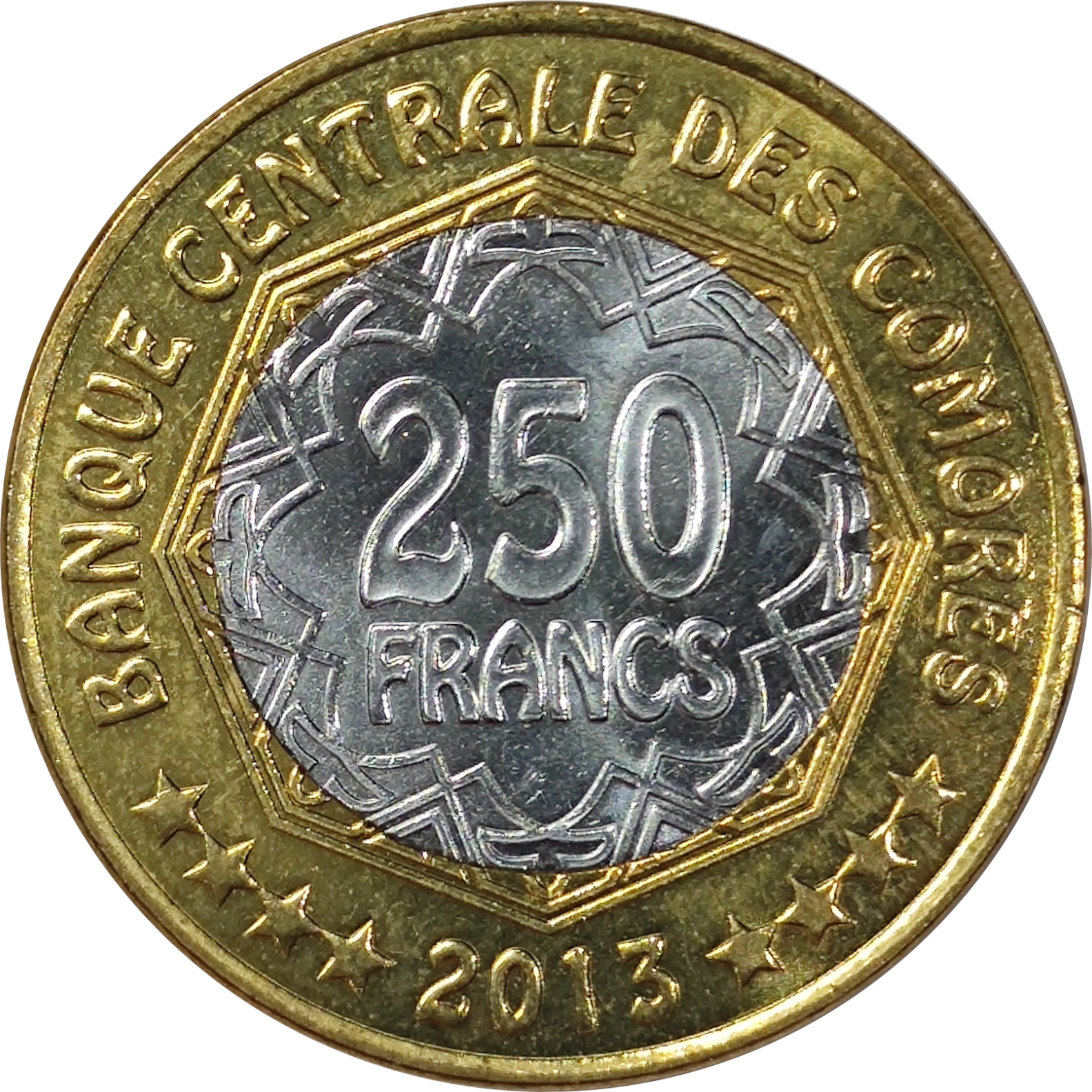 250 francs - Banque centrale - 30 ans