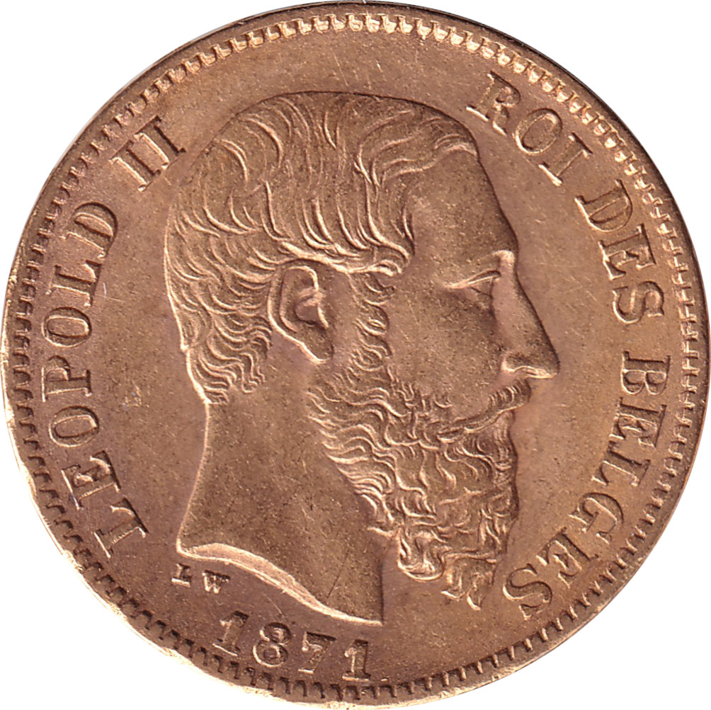 20 francs - Leopold II