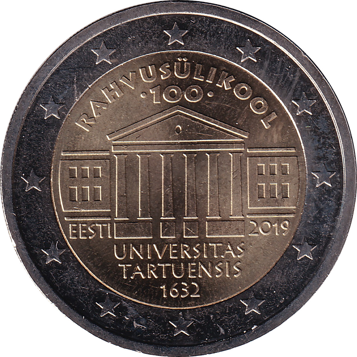 2 euro - Université de Tartu - 100 years