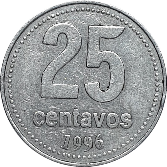 25 centavos - Hôtel de ville de Buenos Aires - Heavy