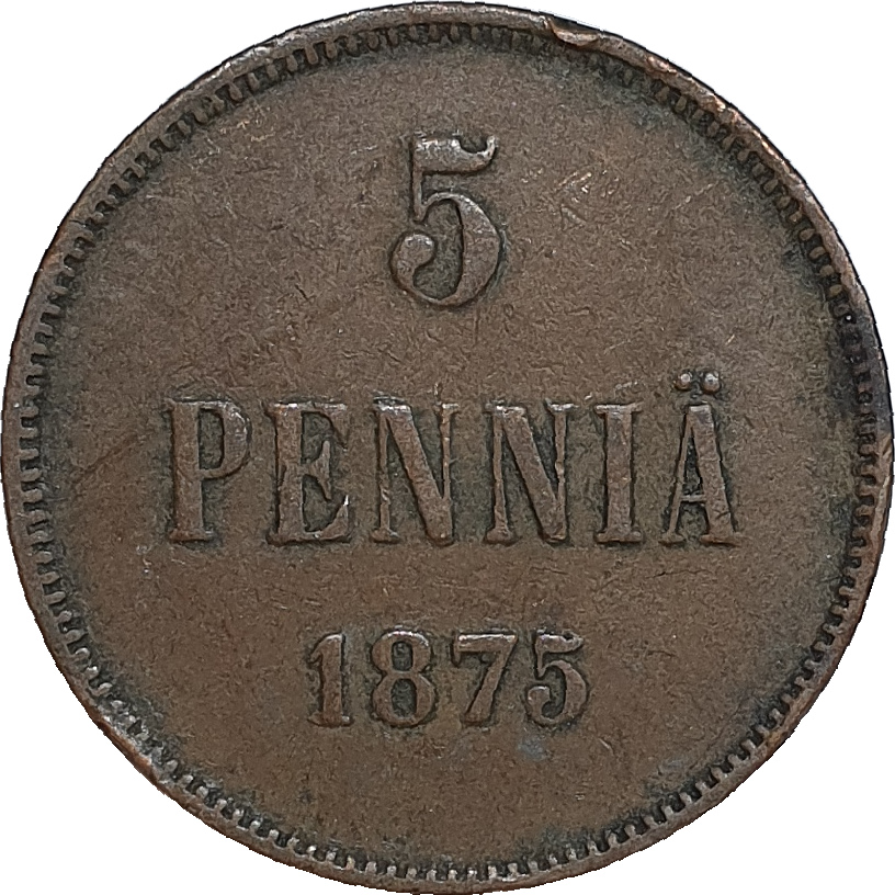 5 pennia - Alexandre II