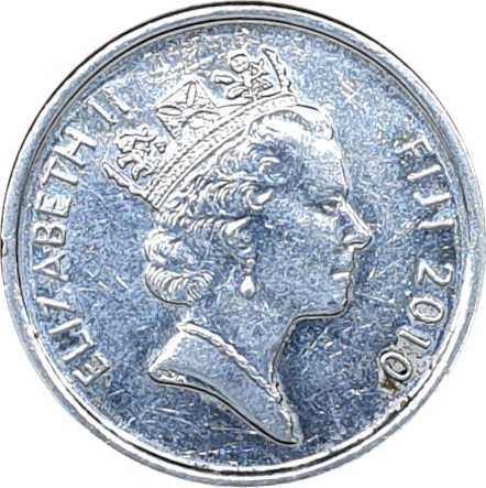 5 cents - Élizabeth II • Tête mature - Légère