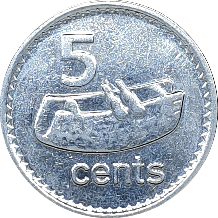 5 cents - Élizabeth II • Tête mature - Légère