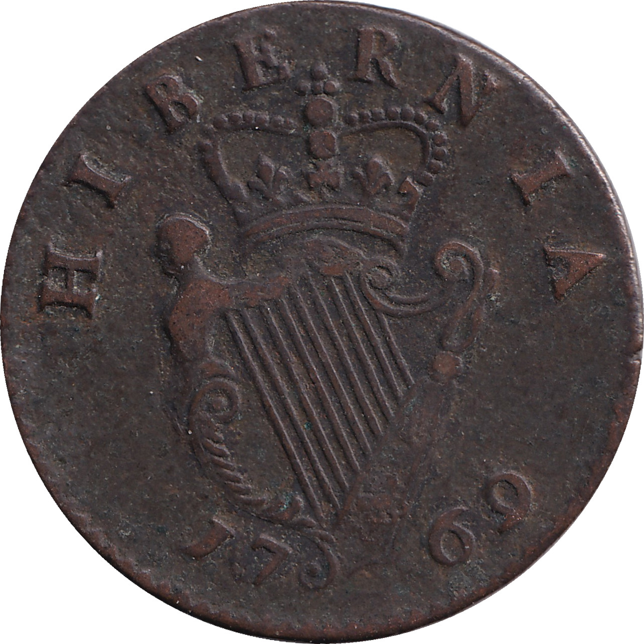 1/2 penny - George III - Buste jeune • Buste court