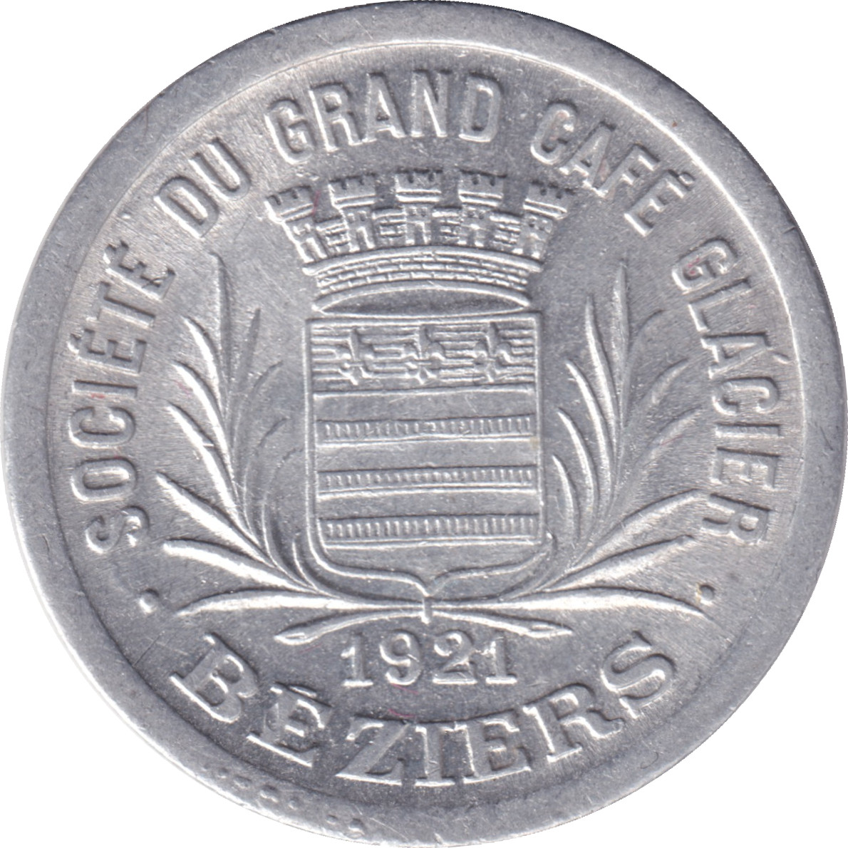 25 centimes - Société du Grand Café Glacier - Ronde