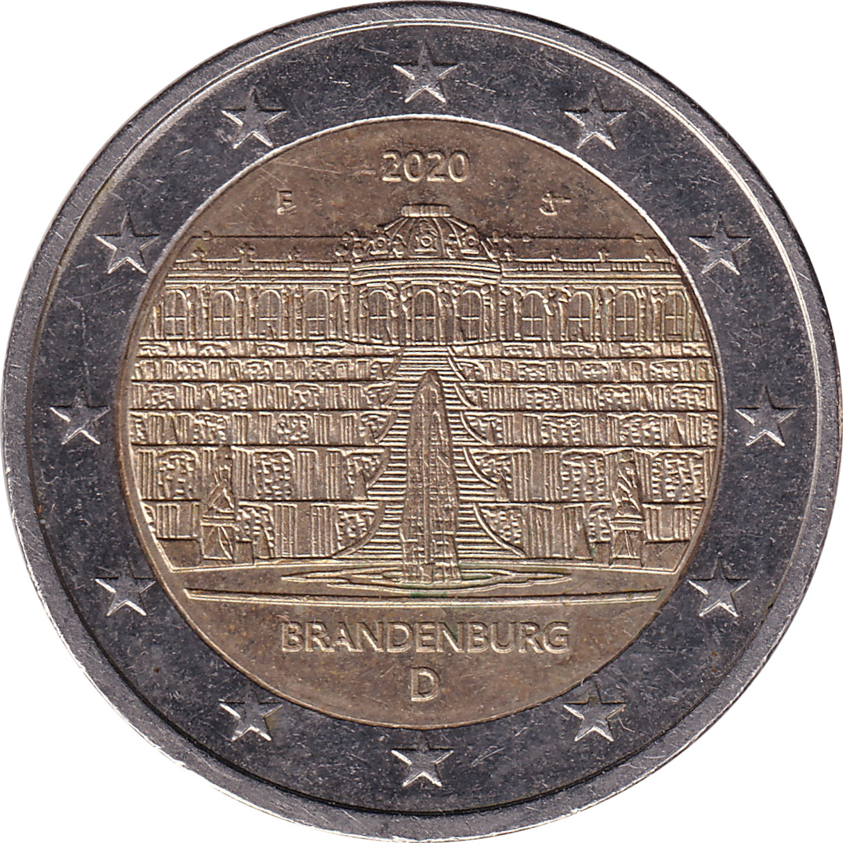 2 euro - Brandebourg
