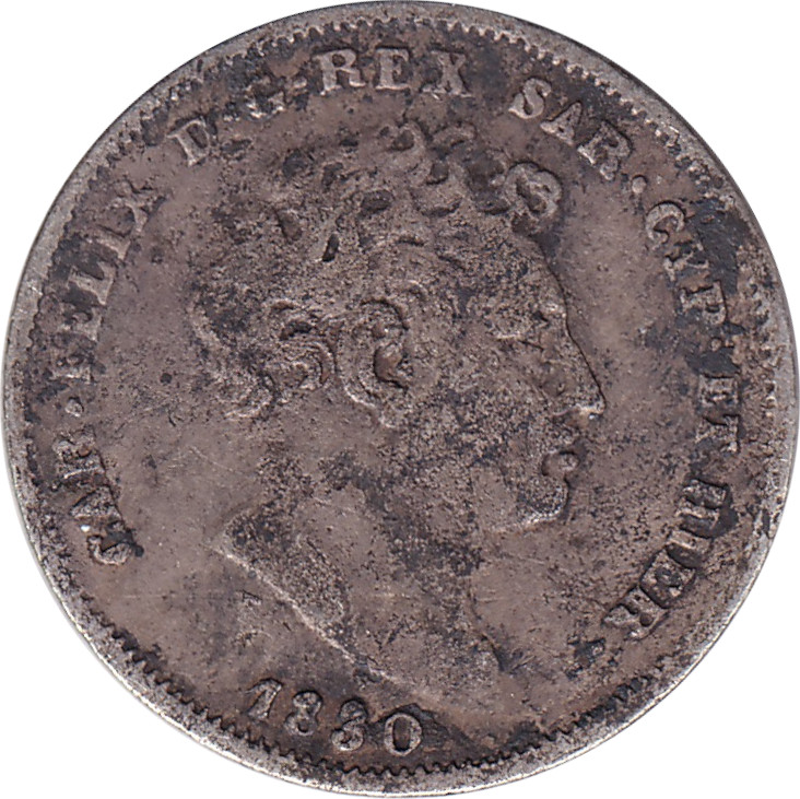 25 centesimi - Charles-Félix