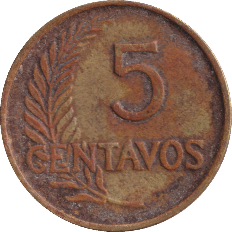 5 centavos - Cérès - Type 2