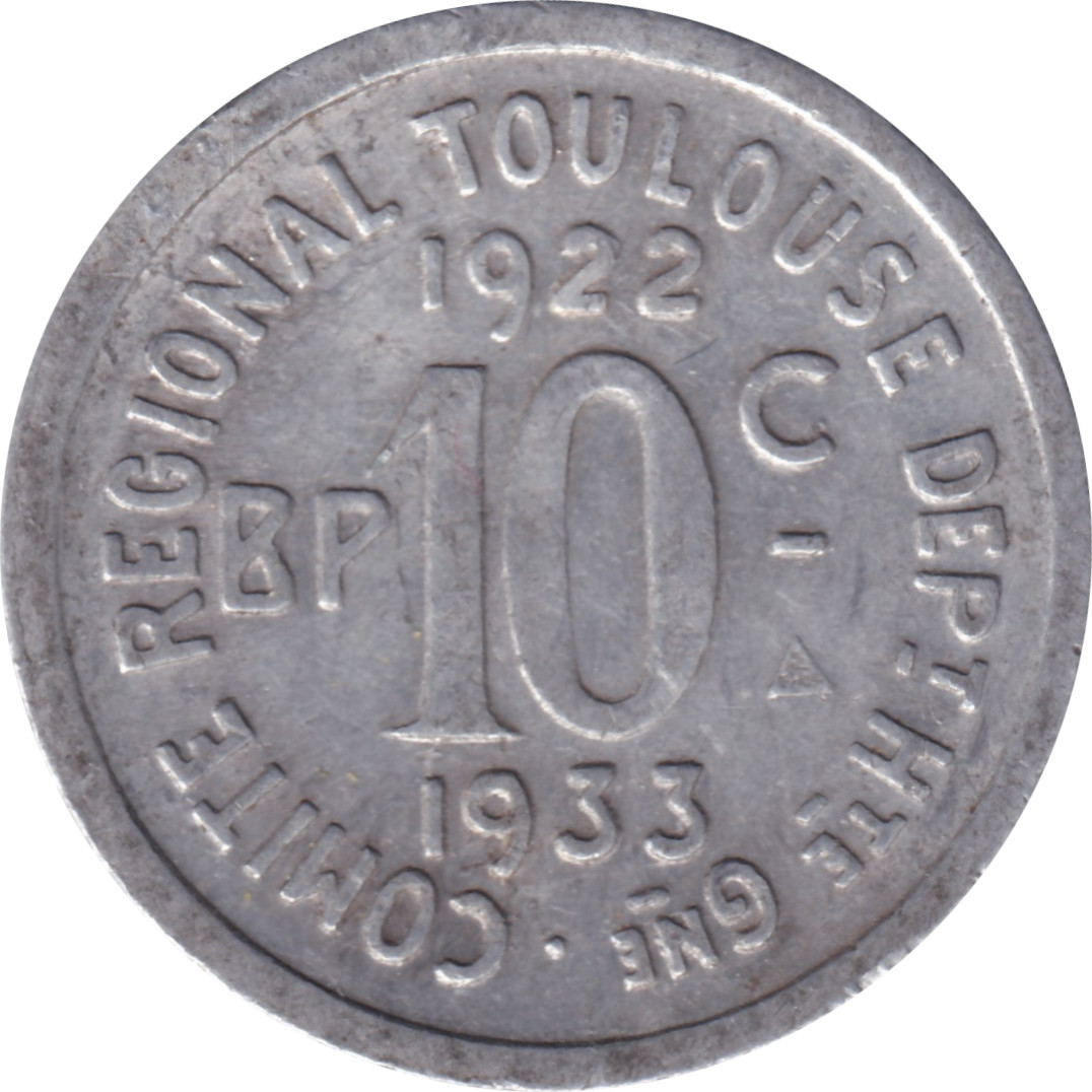 10 centimes - Toulouse - Comité régional